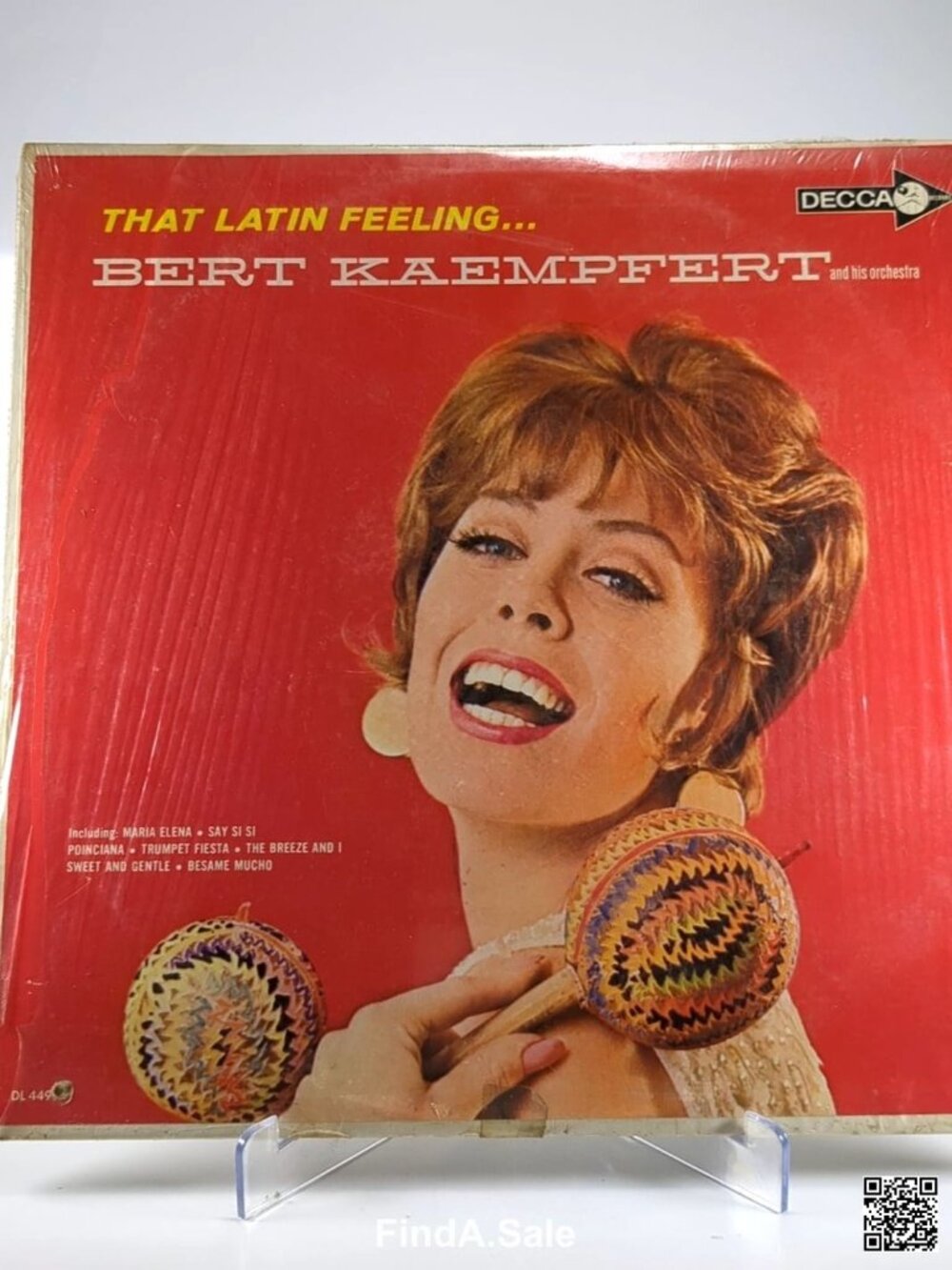 That Latin Feeling, Bert Kaempfert and His Orchestra, Vinyl LP Record, Decca DL